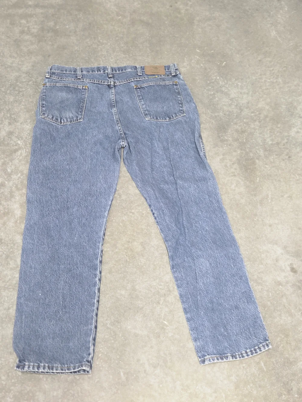 Dale Earnhardt Sr. Wrangler Light Washed Relaxed Jeans Distressed Vintage